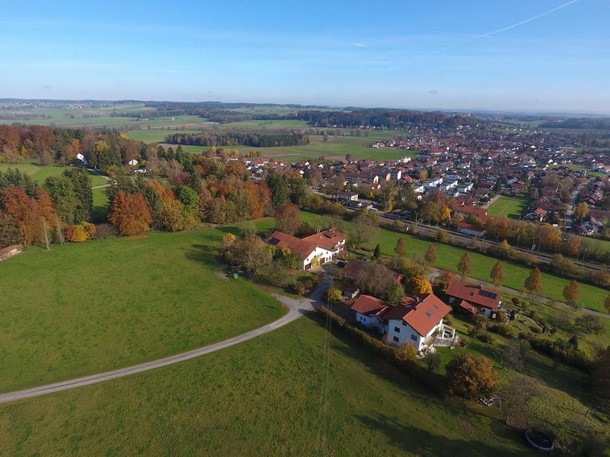 Alpenblick Nahe Muenchen Mit Outdoor Whirlpool - 21 Min Von Muenchen Mit Zug Assling Exteriér fotografie