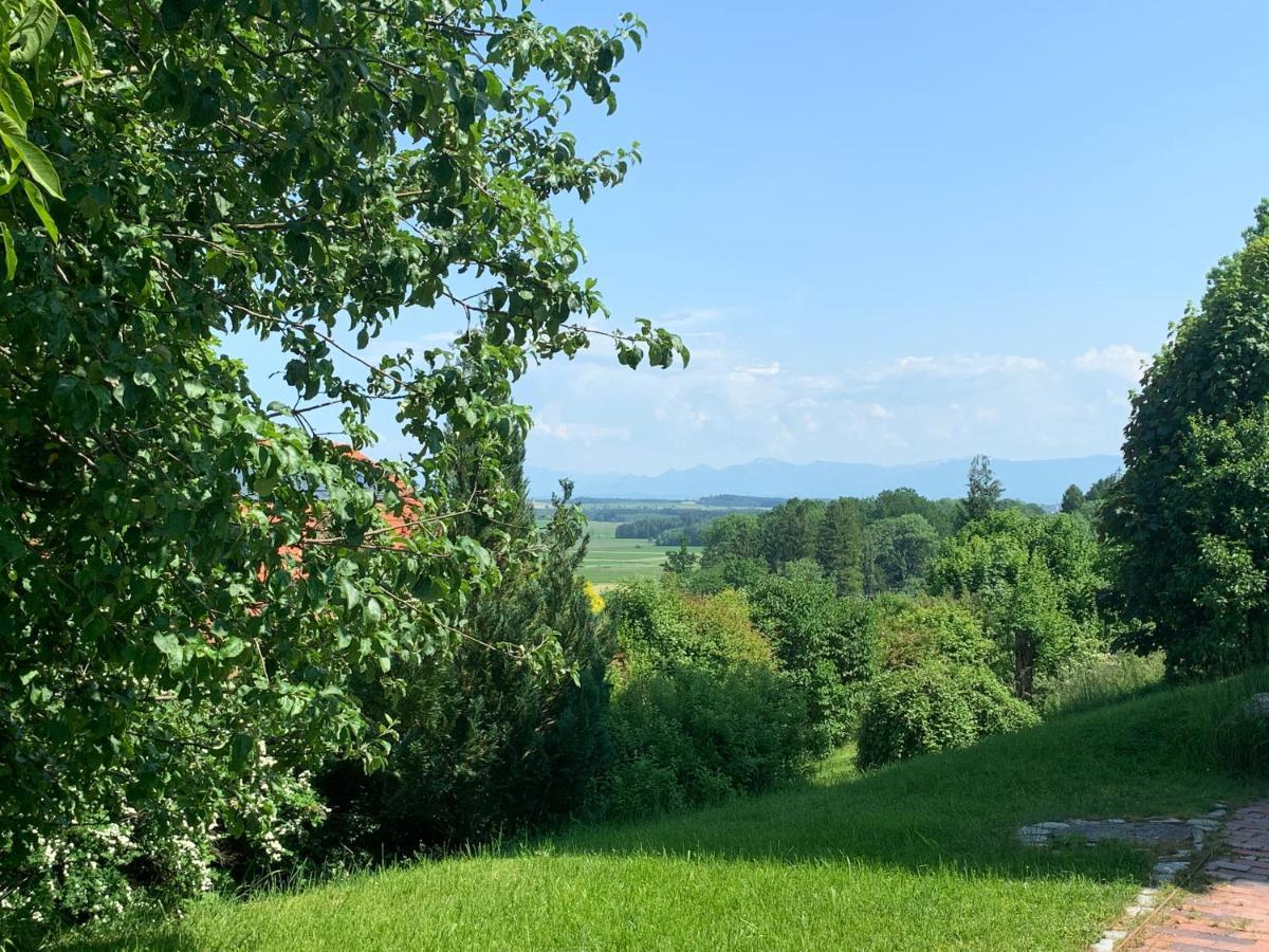 Alpenblick Nahe Muenchen Mit Outdoor Whirlpool - 21 Min Von Muenchen Mit Zug Assling Exteriér fotografie